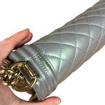 Chanel Medium Quilted Iridescent Boy Bag