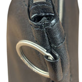Balenciaga Black Leather Moto City Clutch Pouch