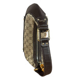 Gucci GG Canvas Bamboo Horsebit Amalfi Hobo