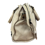 Balenciaga Vintage Almond Beige Leather Small City Two-Way Bag