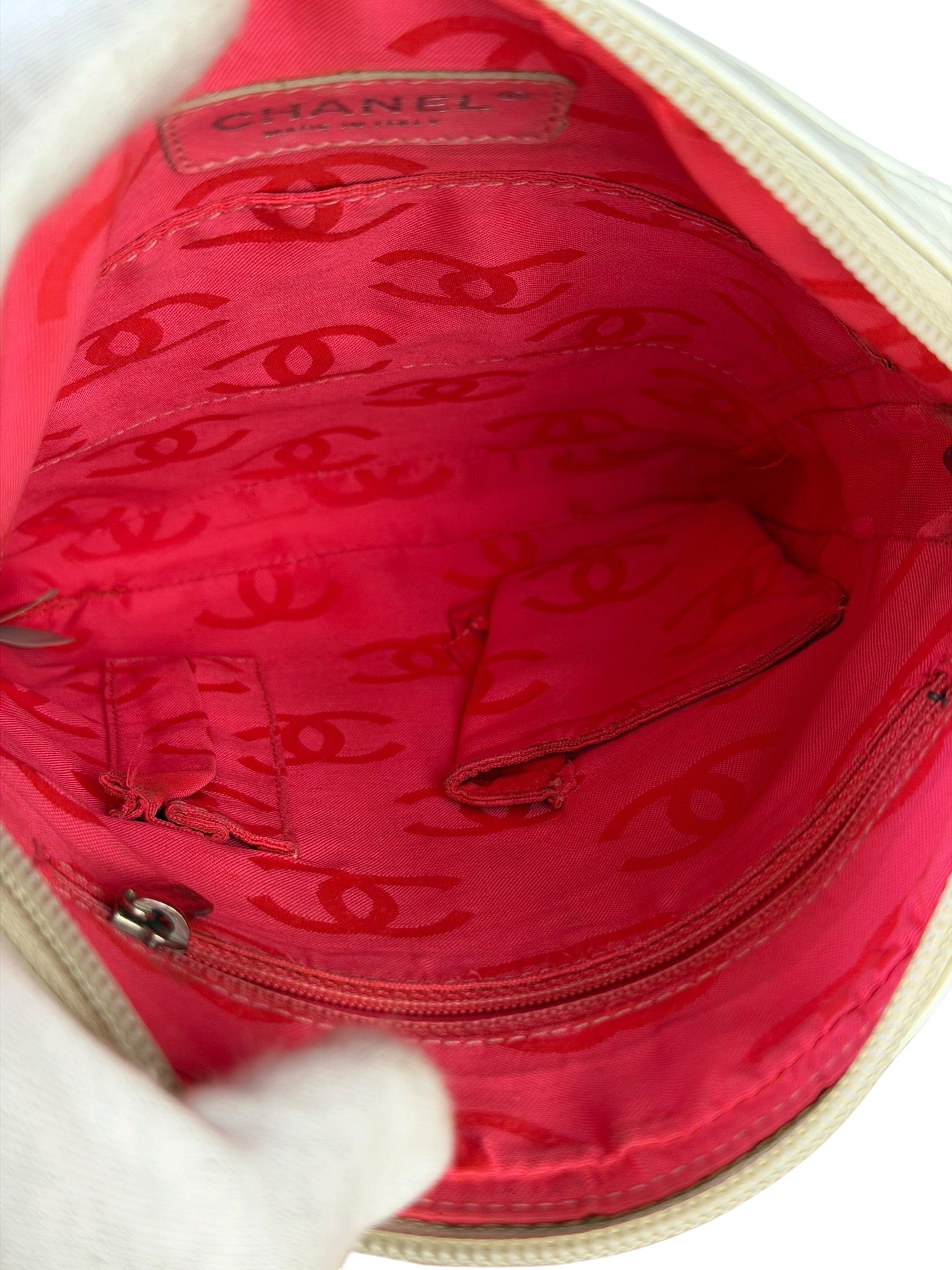 Chanel Vintage Leather Cambon Ligne Crossbody/Shoulder Bag-2008