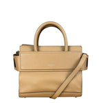 Givenchy Nude Brown Leather Mini Two-Way Handbag