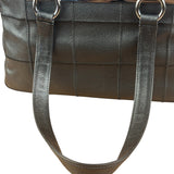 Chanel Black Leather Chocolate Bar Shoulder Bag 2004