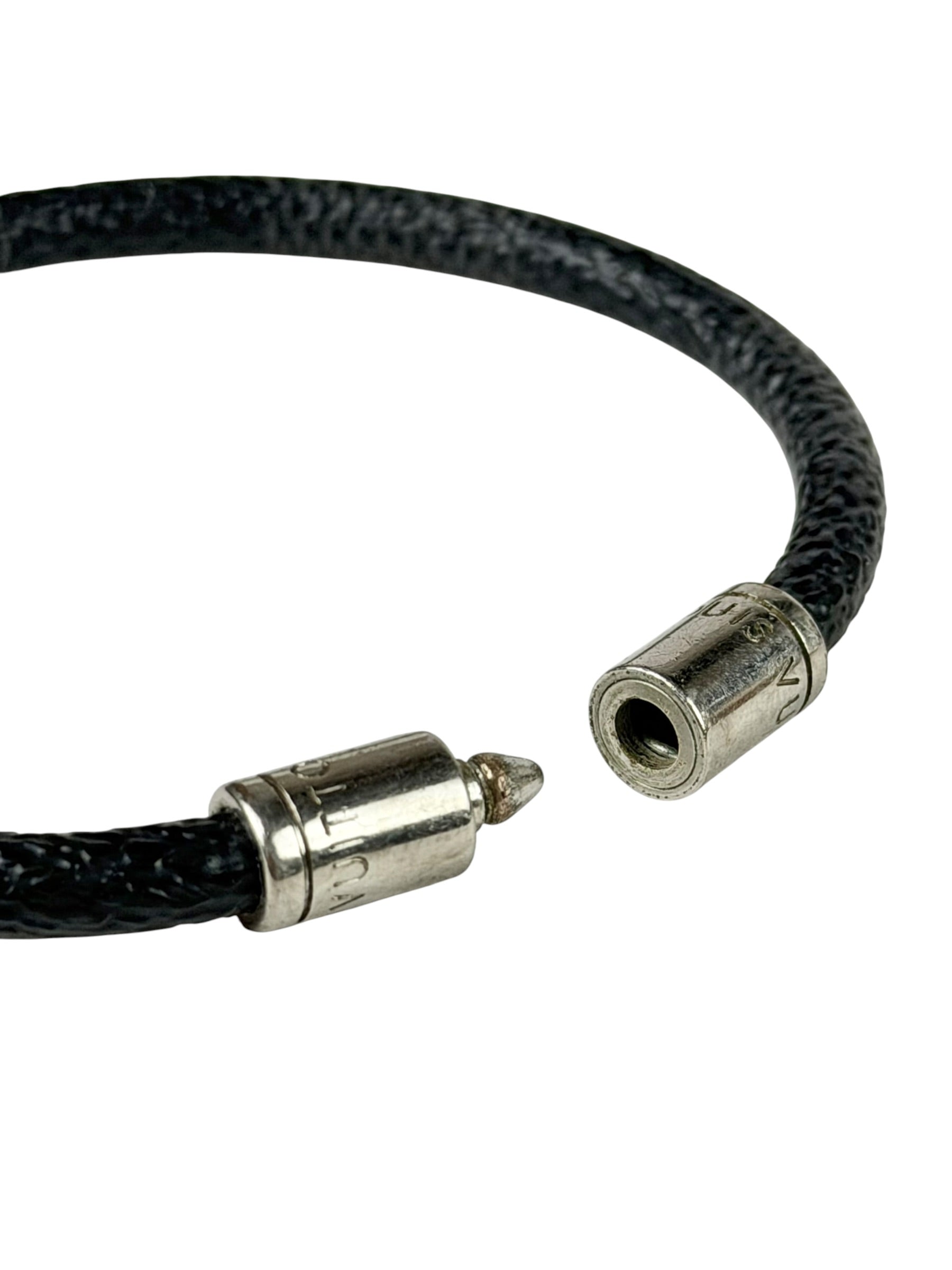 Louis Vuitton Damier Graphite Keep It Bracelet