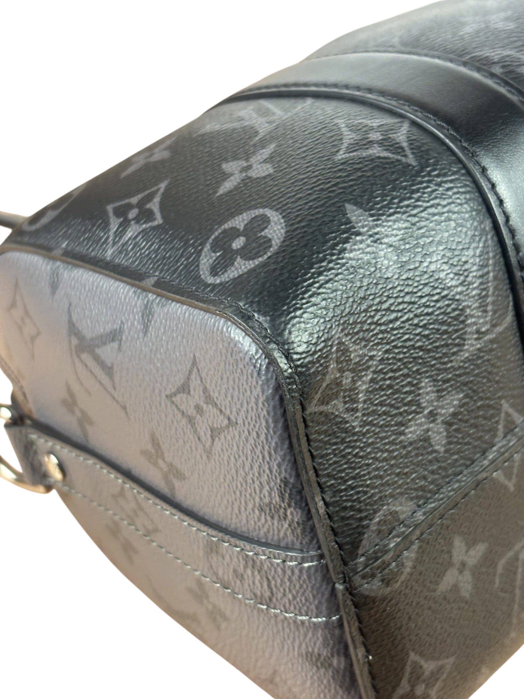 Louis Vuitton Black/Grey Monogram Eclipse City Keepall