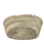 Versace Leather Trim Basket Bag