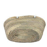 Versace Leather Trim Basket Bag