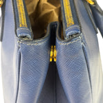 Prada Navy Saffiano Leather Galleria Tote