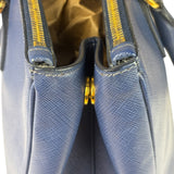 Prada Navy Saffiano Leather Galleria Tote