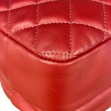 Chanel Pink Satin/Leather Trim Camera Bag 2019