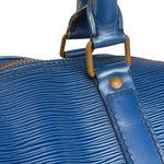 Louis Vuitton Blue Epi Leather Keepall 45
