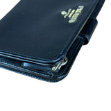 Prada Saffiano Zip Compact Wallet