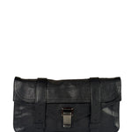 Proenza Schouler Black Leather PS1 Clutch