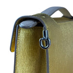 Christian Dior Diorever Gold Leather Clutch Bag