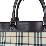 Burberry Vintage Canvas Nova Check Tote
