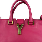 Saint Laurent Classic Y Cabas Fuchsia 2Way Handbag