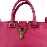 Saint Laurent Classic Y Cabas Fuchsia 2Way Handbag