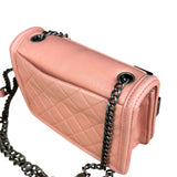 Chanel Pink Mini Boy Brick Chain Flap Bag 2013