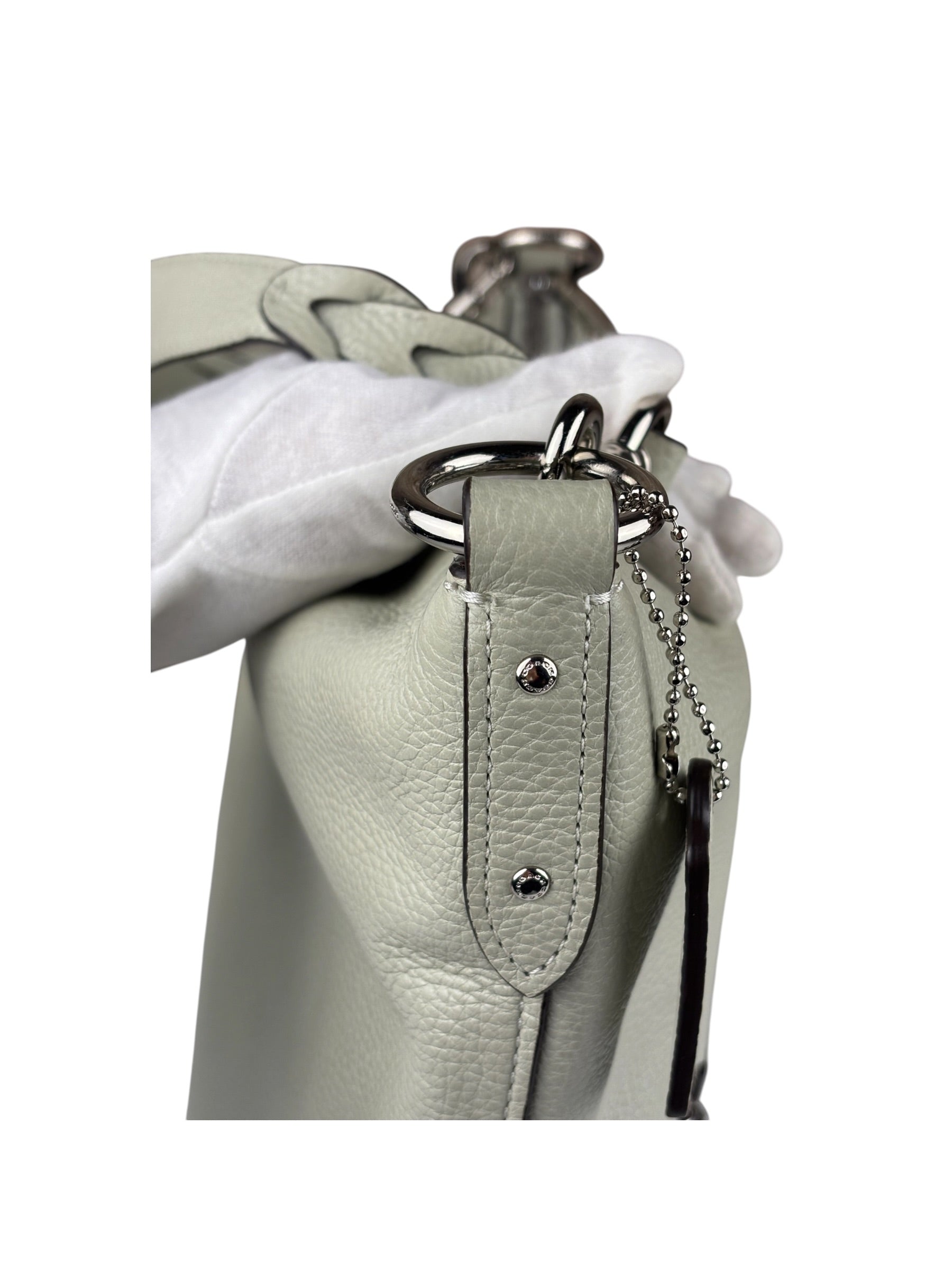 Coach Light Green Leather Laurel Shoulder Bag
