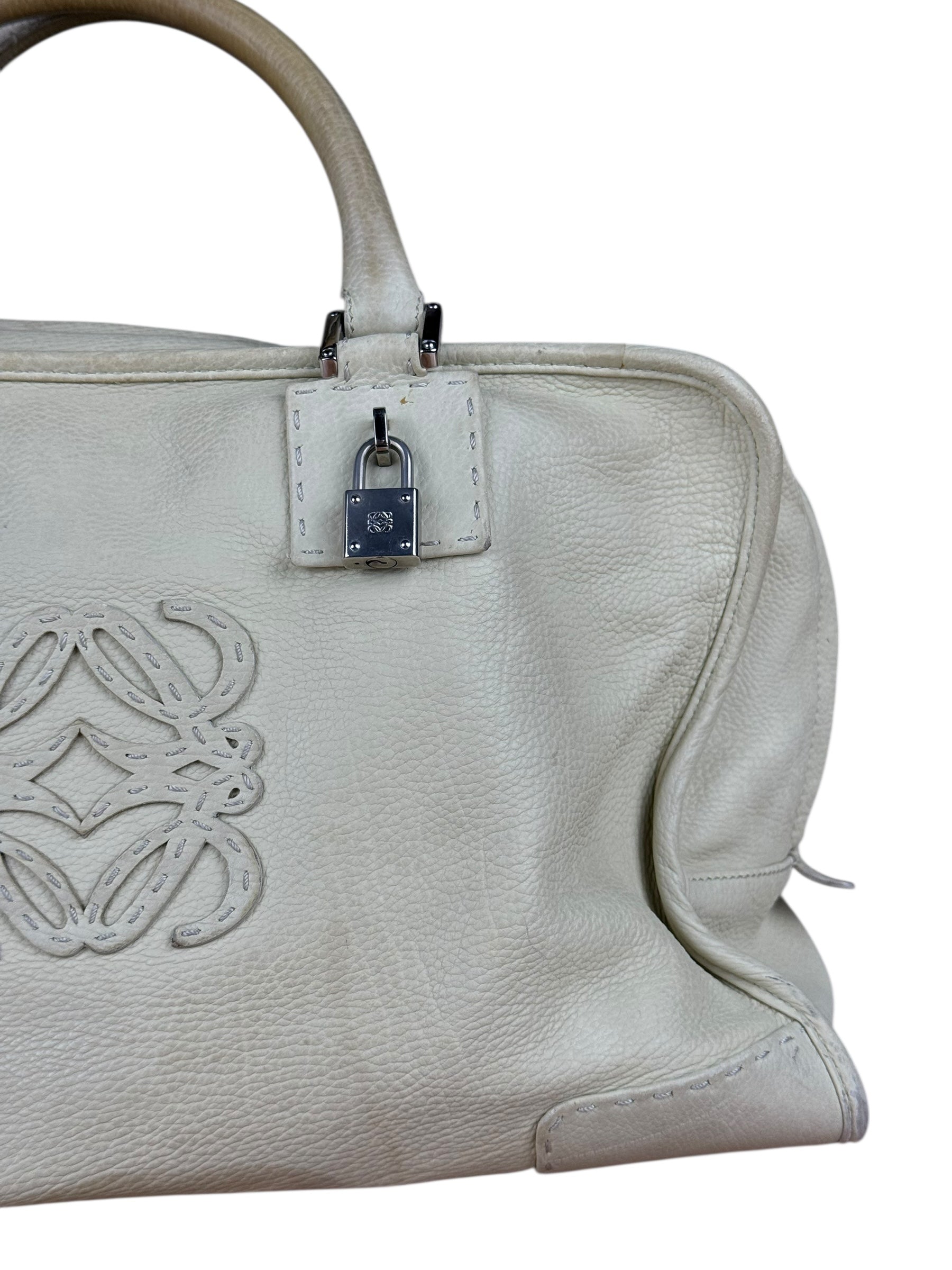 Loewe Vintage Beige Amazona 28 Handbag