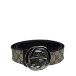 Gucci GG Supreme Leather Interlocking G Belt