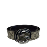 Gucci GG Supreme Leather Interlocking G Belt