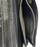 Chanel Black Caviar Chocolate Bar Bi-Fold Long Wallet 2005