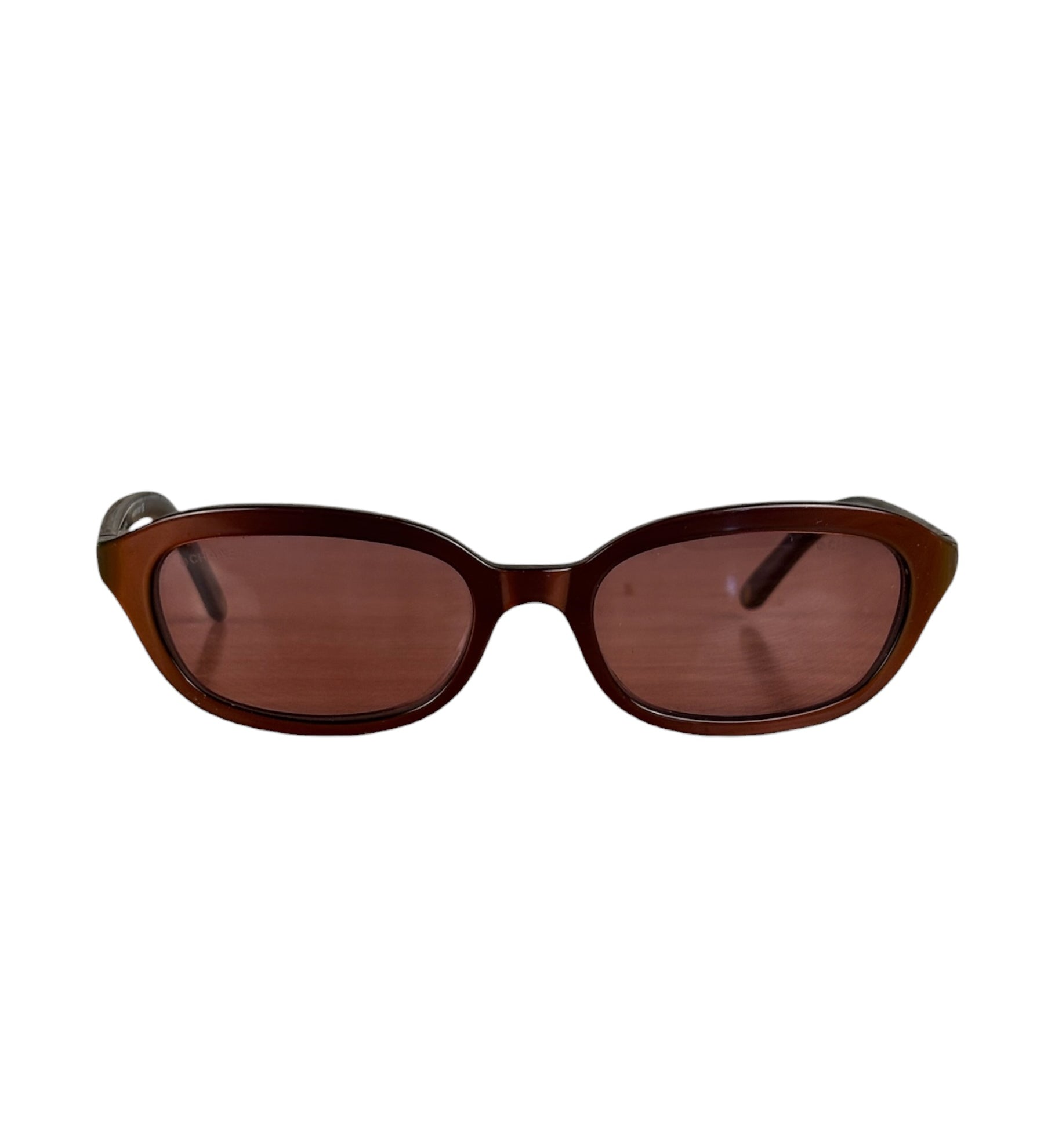 Chanel Vintage Purple Frame Sunglasses