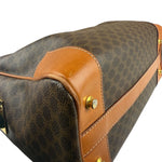 Celine Vintage Macadam Canvas Boston Bag