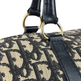 Christian Dior Vintage Black Trotter Boston Bag