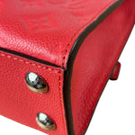 Louis Vuitton Red Monogram Empreinte Mini Pont-Neuf Two-Way Tote