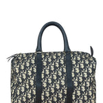 Christian Dior Vintage Navy Trotter Boston Bag
