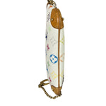 Louis Vuitton White Leather Milla Pochette MM