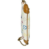 Louis Vuitton White Leather Milla Pochette MM