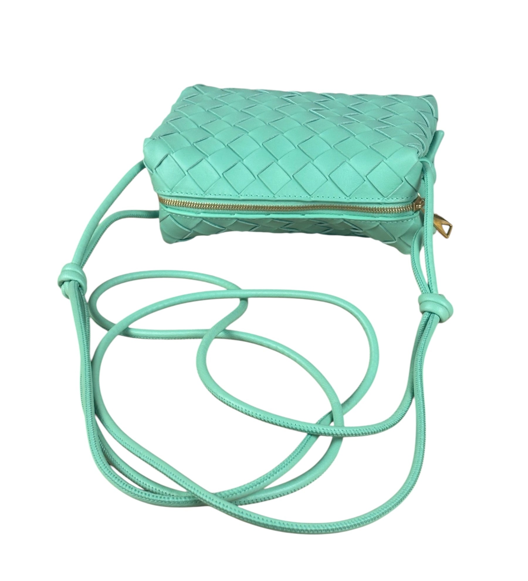 Bottega Veneta Mint Mini Loop Camera Bag