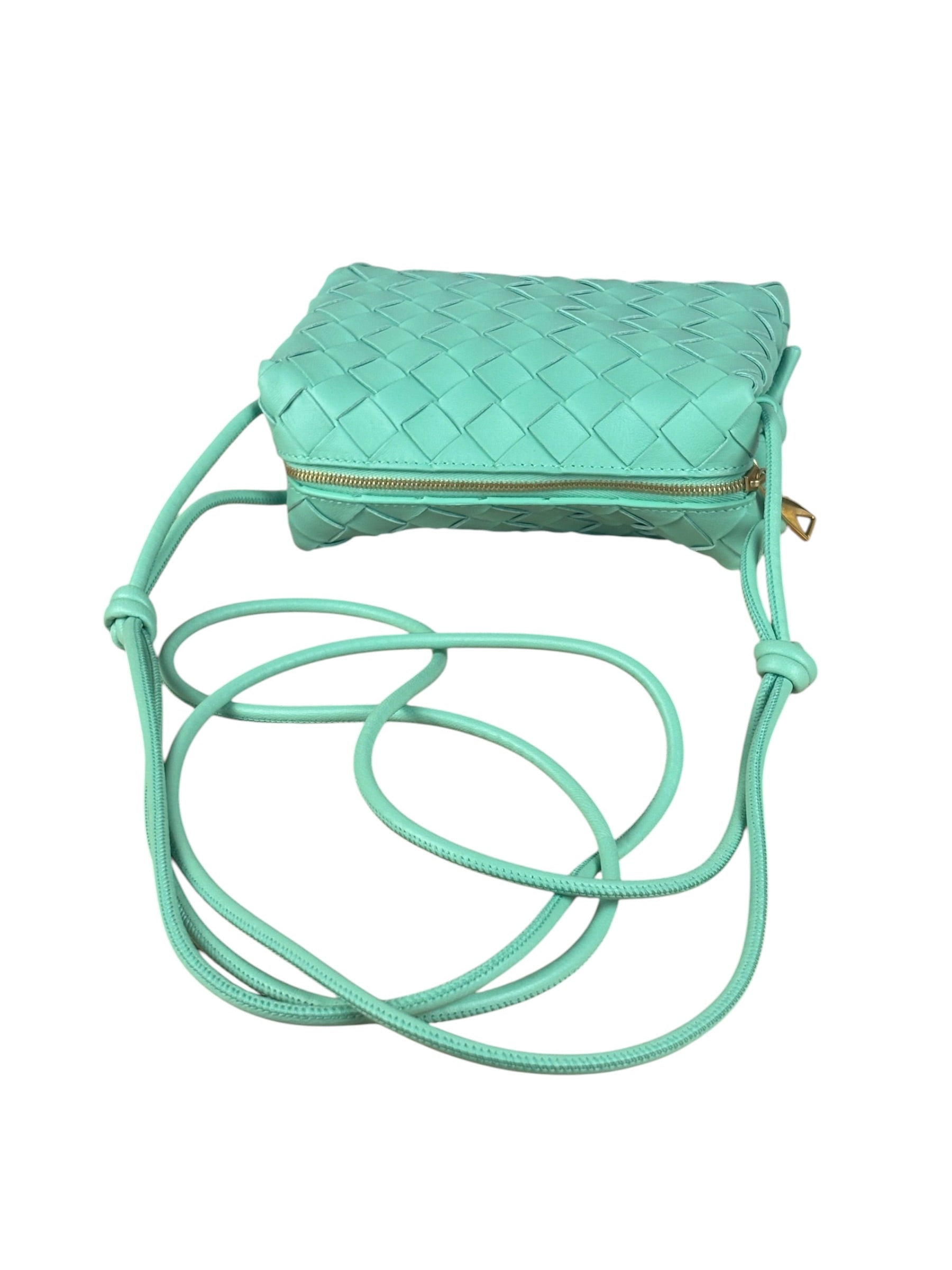 Bottega Veneta Mint Mini Loop Camera Bag