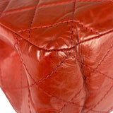 Chanel Red Quilted Leather 2.55 Reissue Double Flap Bag 2010