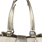 Coach Cream Pebbled leather Carryall Soho Shoulder Bag
