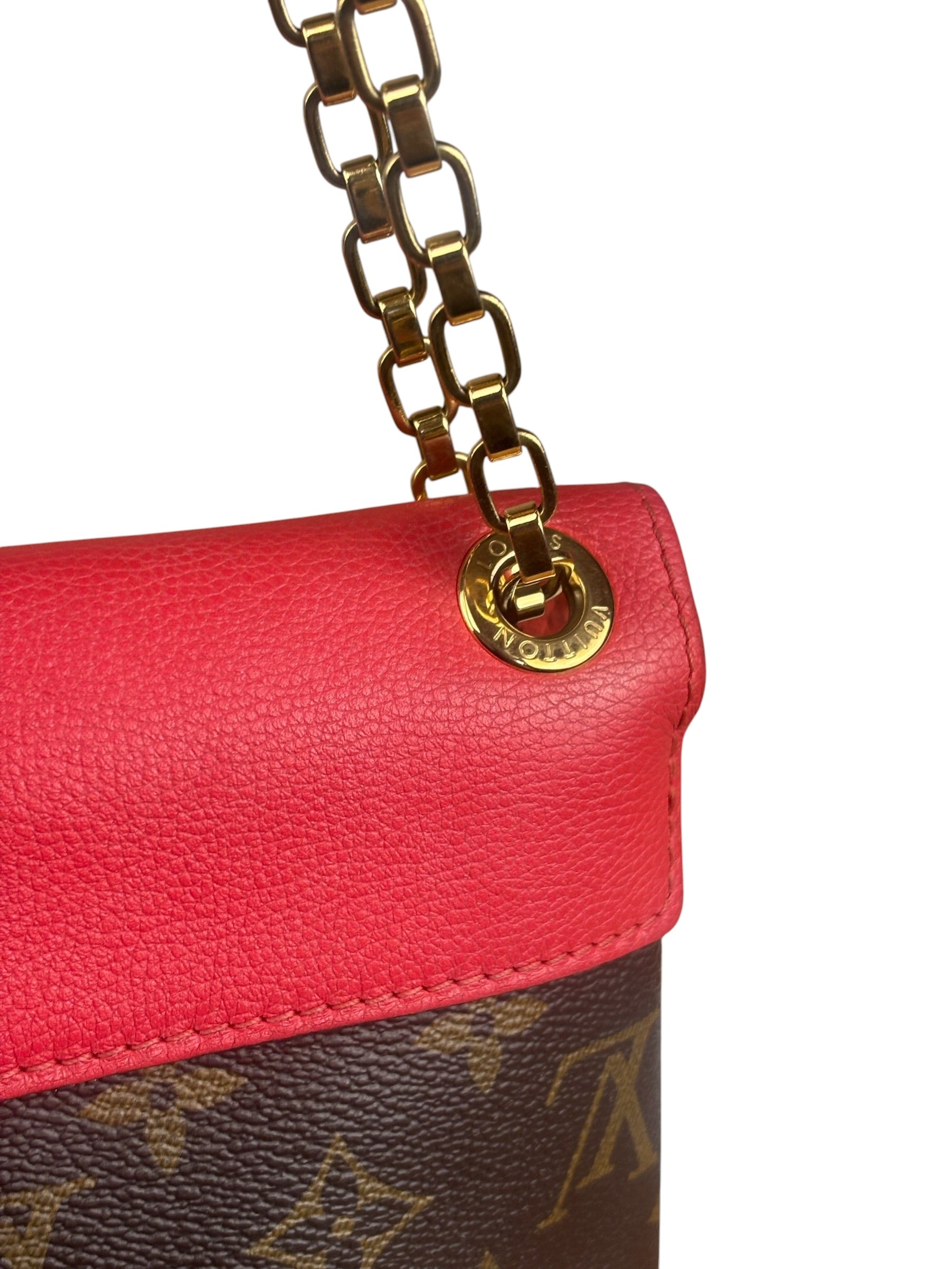 Louis Vuitton Pink Monogram Canvas Pallas Chain Shoulder Bag