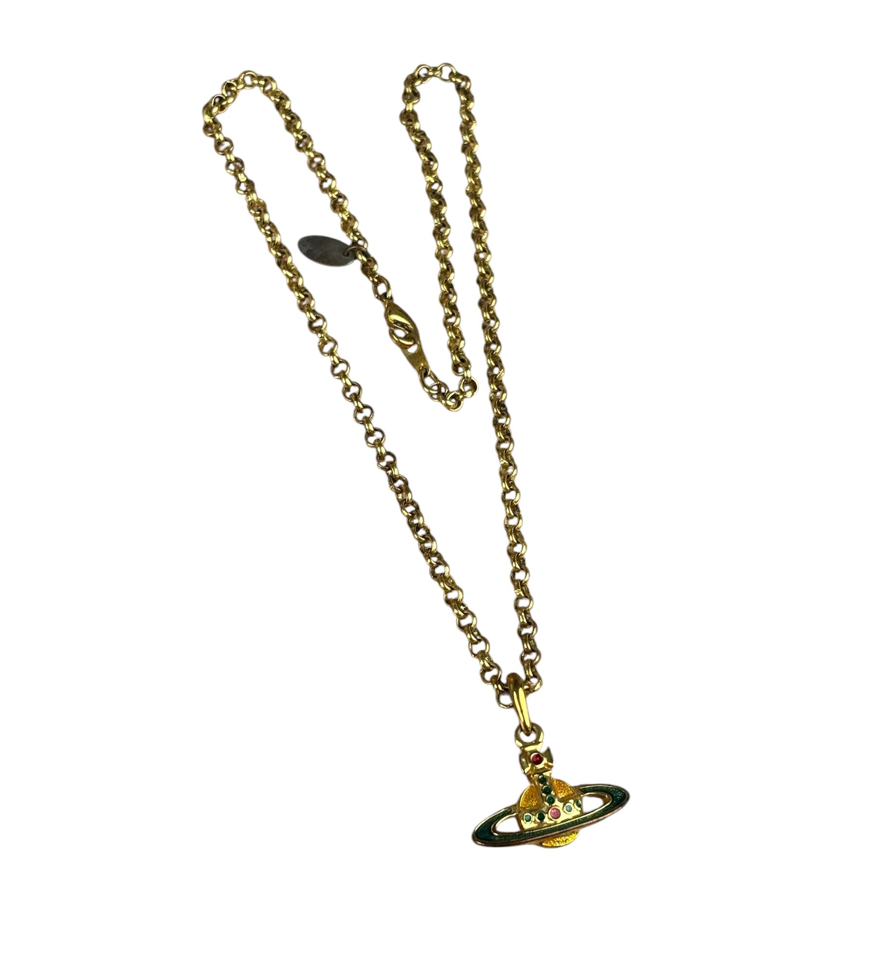 Vivienne Westwood Gold-Tone Pendant Necklace
