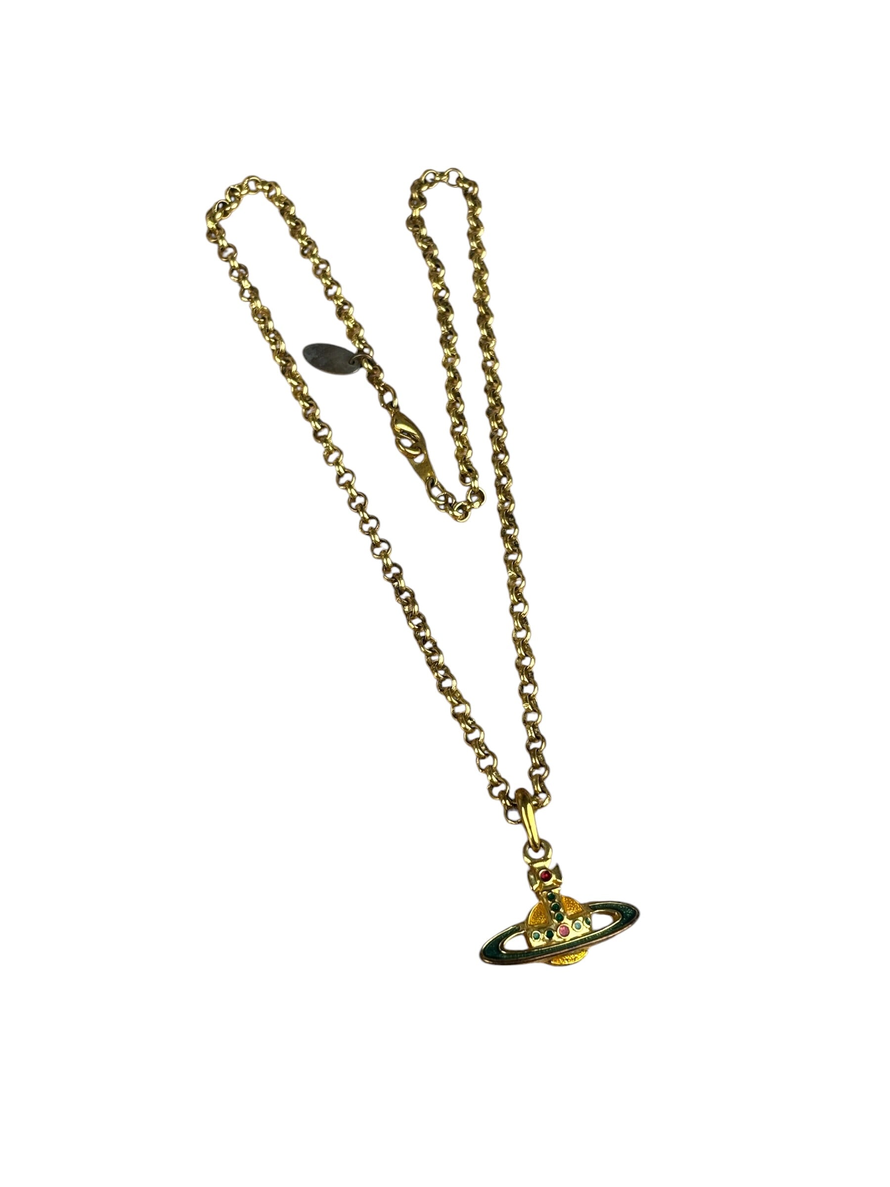 Vivienne Westwood Gold-Tone Pendant Necklace