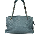 Chanel Blue Caviar Quilted CC Timeless Soft Shopper Tote 2010
