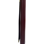 Cartier Burgundy Leather Trifold Long Wallet