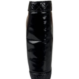Chanel Black Patent Leather Boy Wallet on Chain Bag 2014