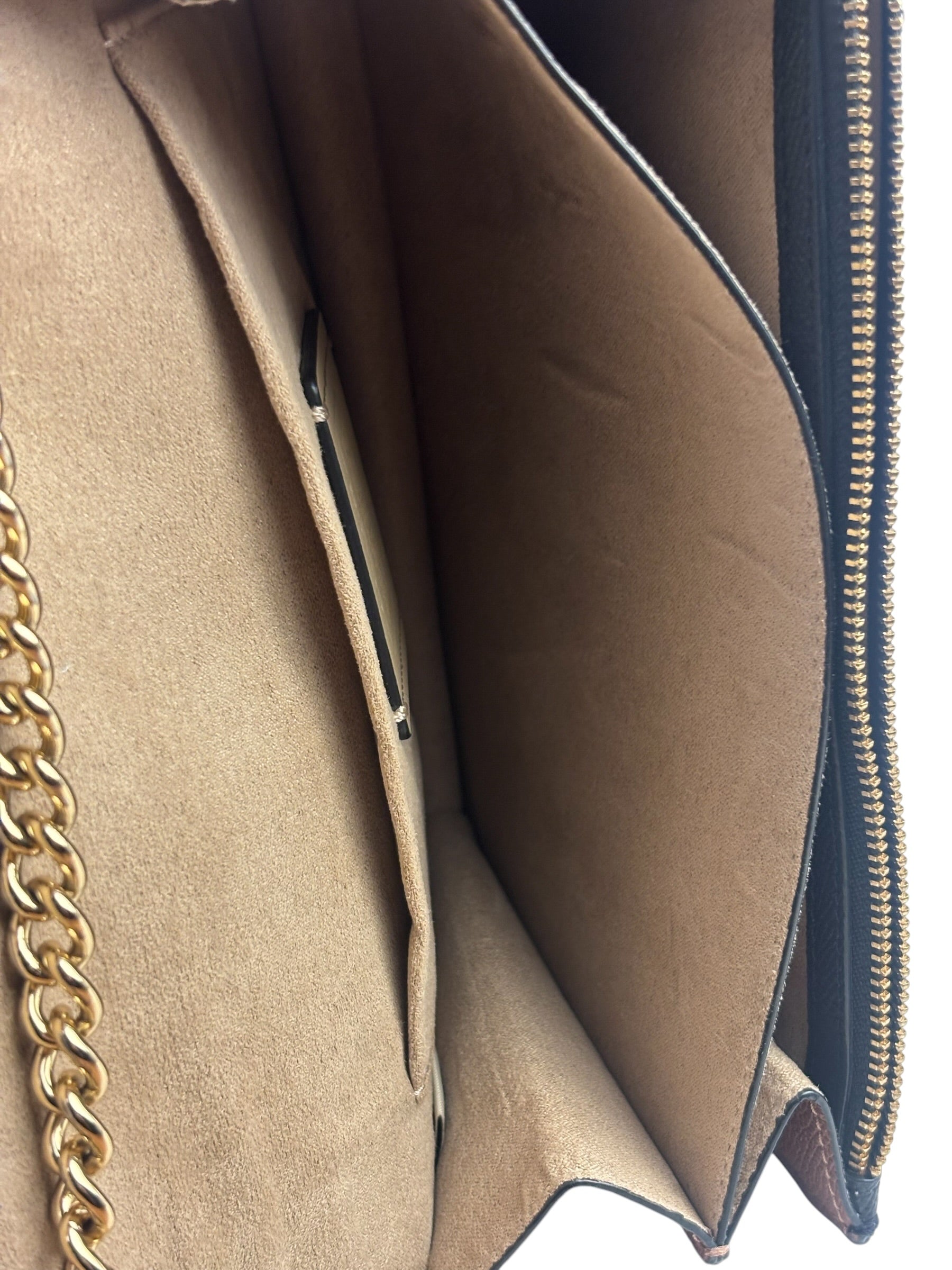 Coach Colorblock Leather Anna Flap Clutch Crossbody Bag