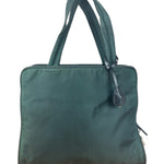 Prada Green Tessuto Cloth Hand Bag