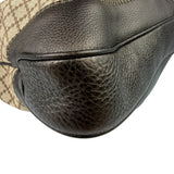 Gucci Brown Leather Trim Jackie 1961 Hobo Bag