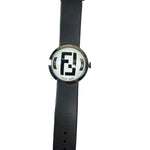 Fendi 8010L White Bubble Face Rubber Strap