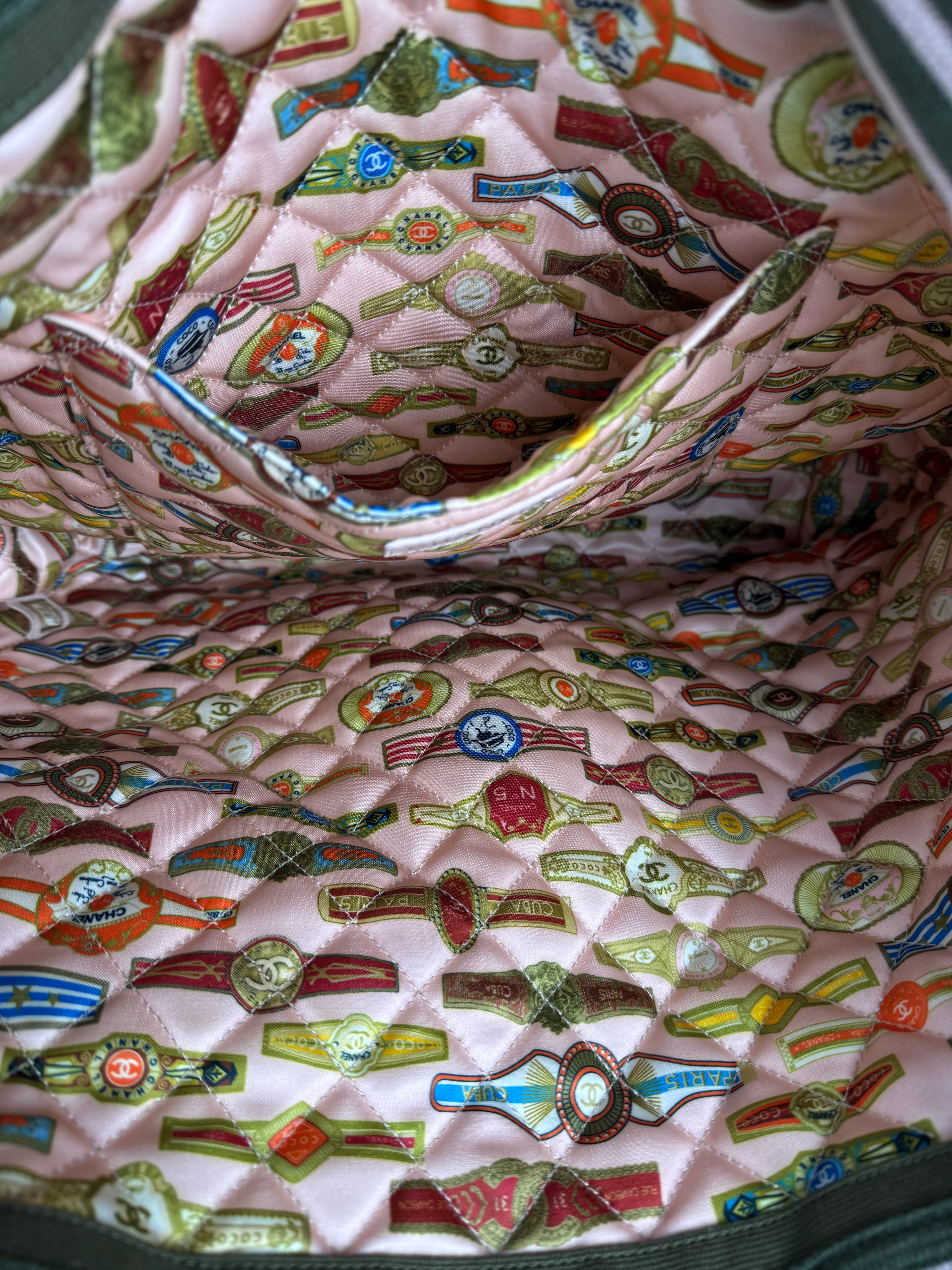 Chanel Coco Cuba Canvas Tote 2017