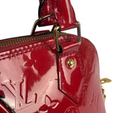 Louis Vuitton Red Vernis Alma BB Handbag